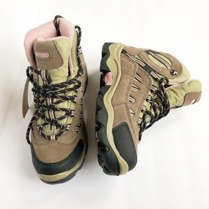Hi-Tec Women's Hiking Boots - Brown, Green, Pink